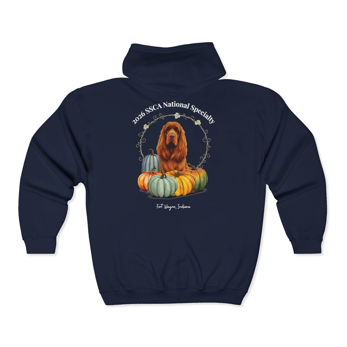 2026 SSCA National Specialty Full Zip Hooded Sweatshirt