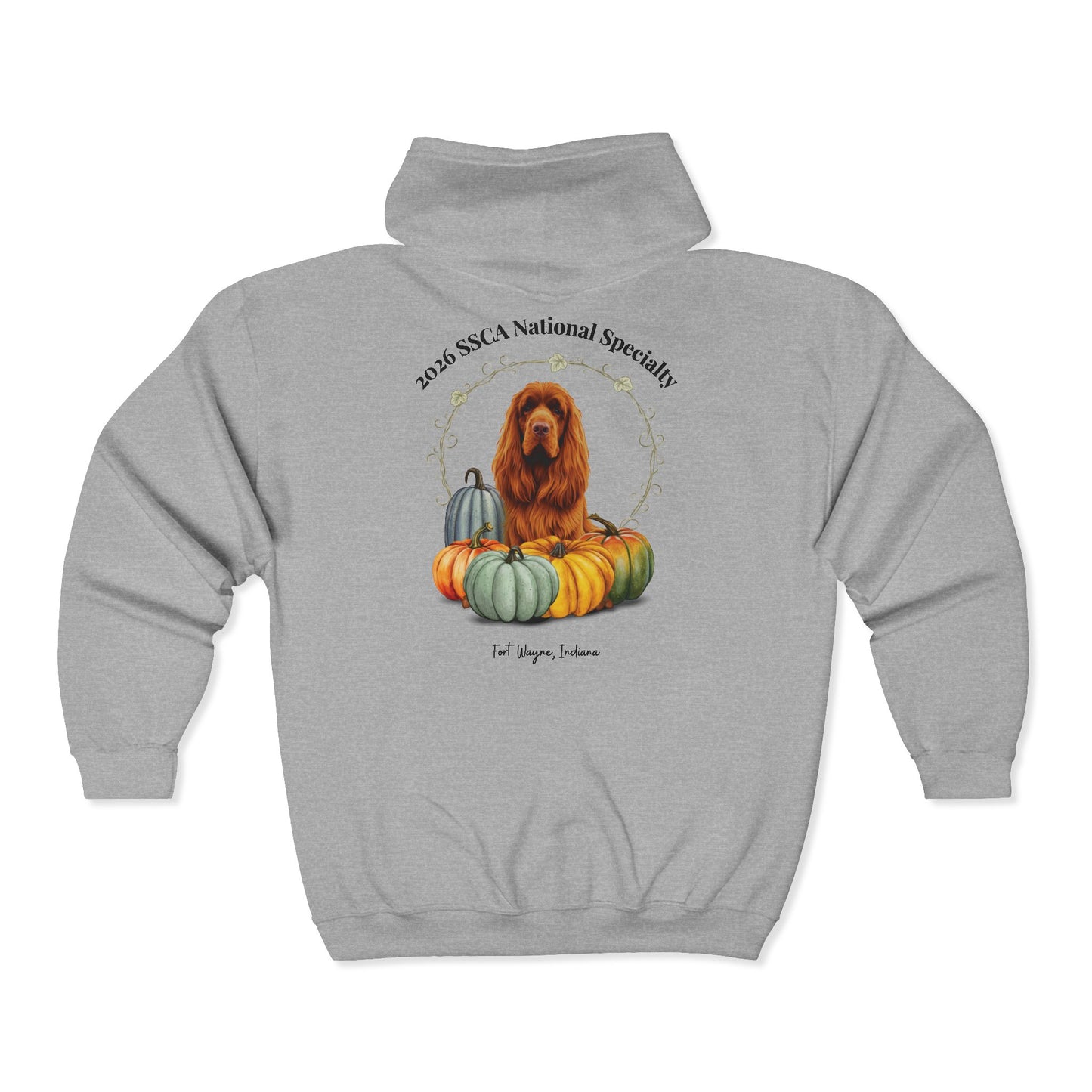 2026 SSCA National Specialty Full Zip Hooded Sweatshirt