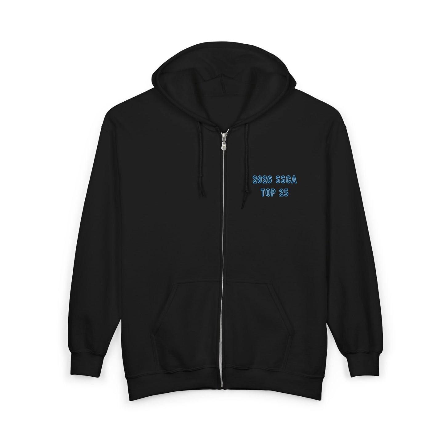 2026 SSCA Top 25 Full Zip Hooded Sweatshirt