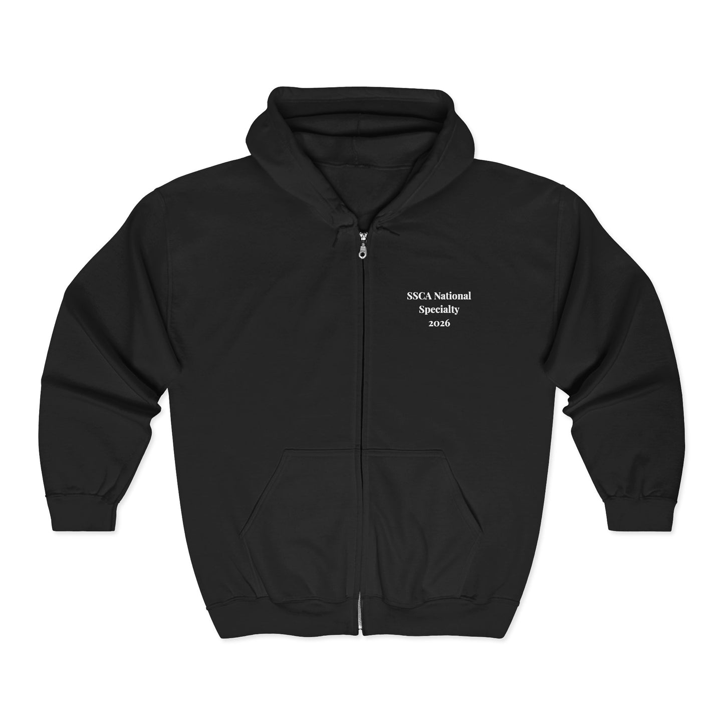 2026 SSCA National Specialty Full Zip Hooded Sweatshirt