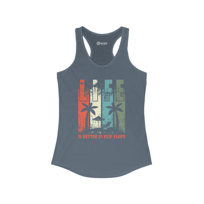 Women's Life is Better Racerback Tank