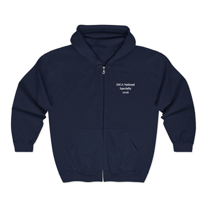 2026 SSCA National Specialty Full Zip Hooded Sweatshirt