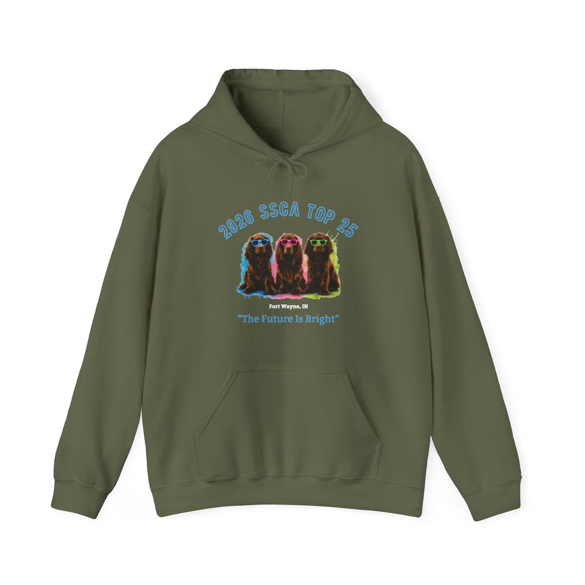 SSCA Top 25 Hooded Sweatshirt Front Only
