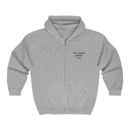 2026 SSCA National Specialty Full Zip Hooded Sweatshirt