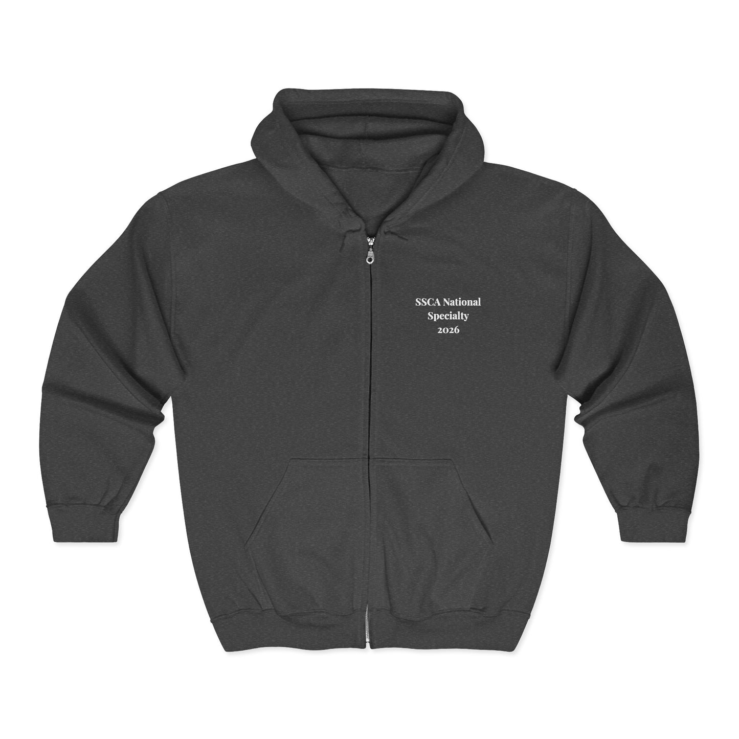 2026 SSCA National Specialty Full Zip Hooded Sweatshirt