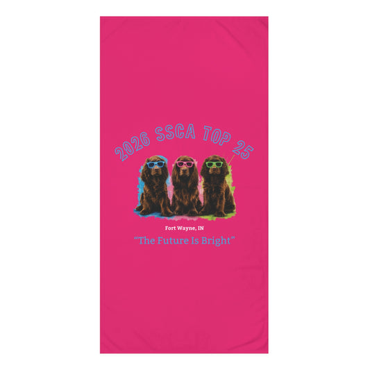 2026 SSCA National Specialty Top 25 30x60 Beach Towel